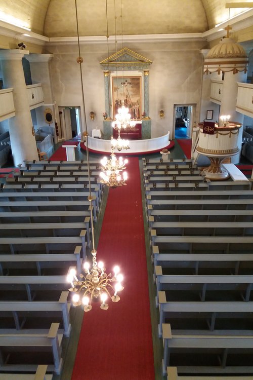 Sisäkuva kirkosta