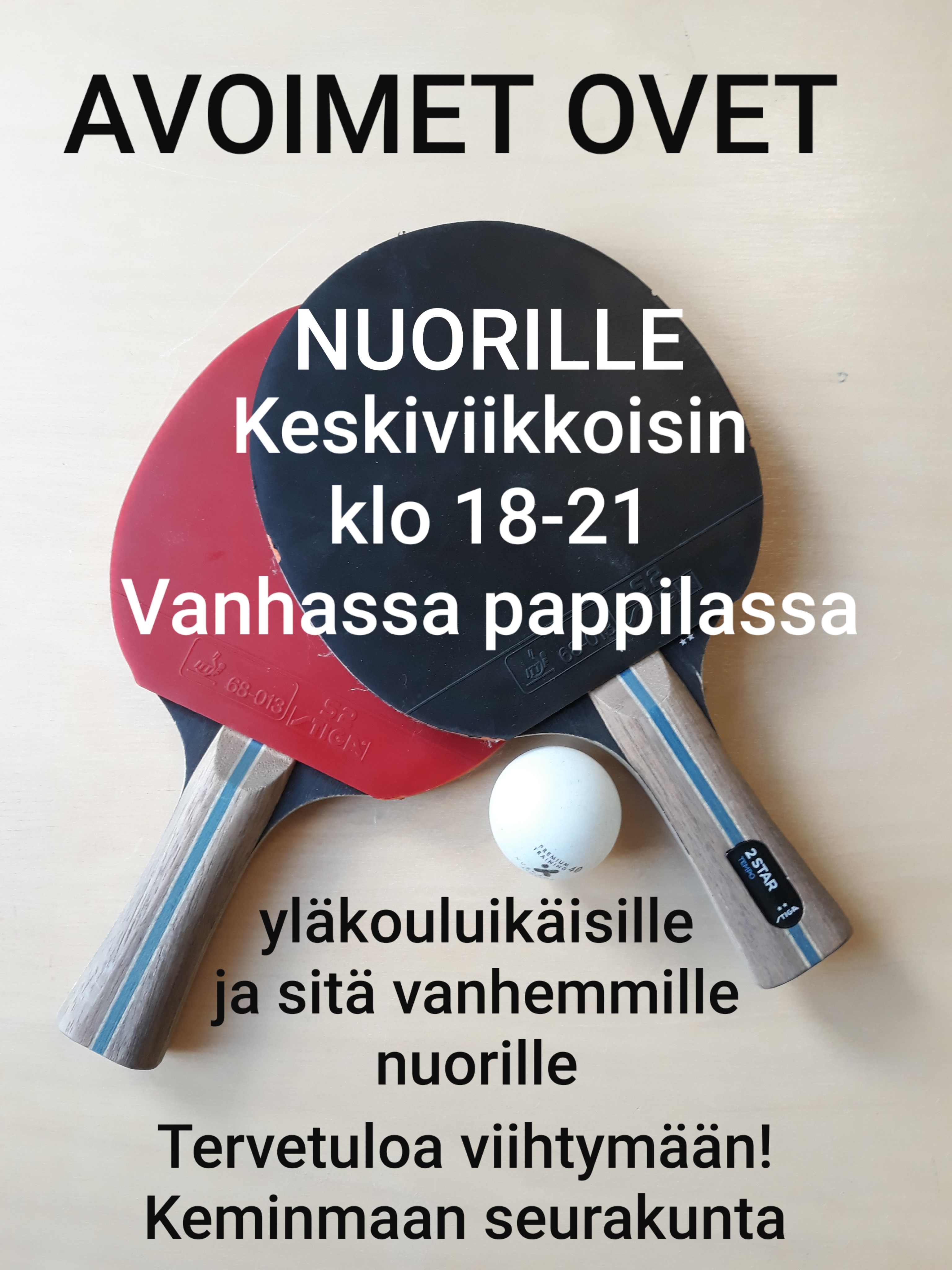Avoimet ovet nuorille nuorille