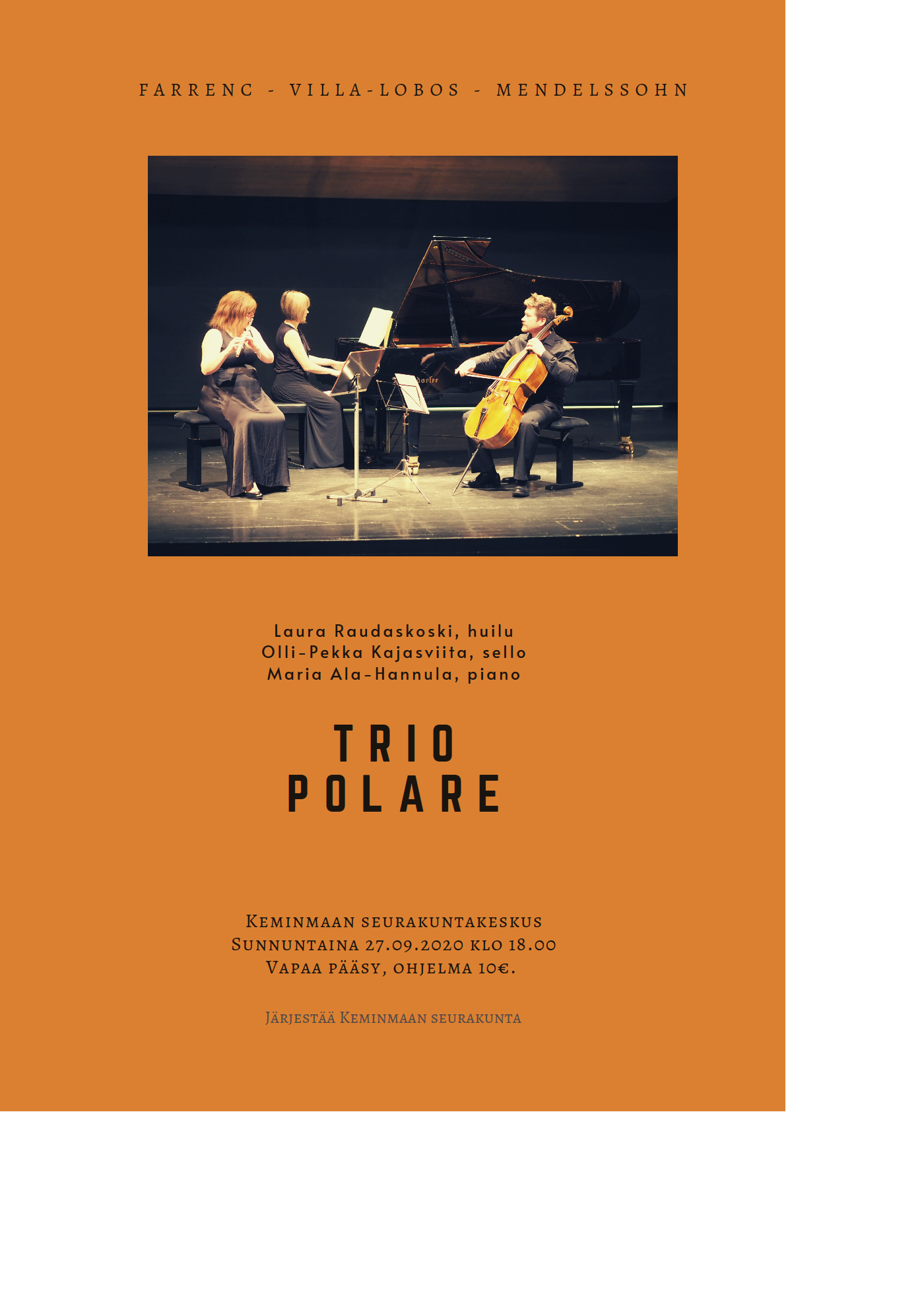 Konsertti Trio Polare