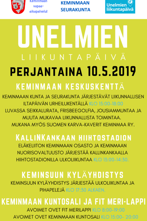 Unelmien Liikuntapäivä Unelmien Liikuntapäivä